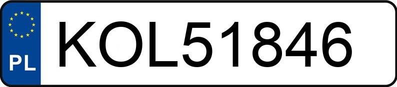 Numer rejestracyjny KOL 51846 posiada FIAT 500 - KOL51846 Numer rejestracyjny KOL 51846 posiada FIAT 500 - KOL51846