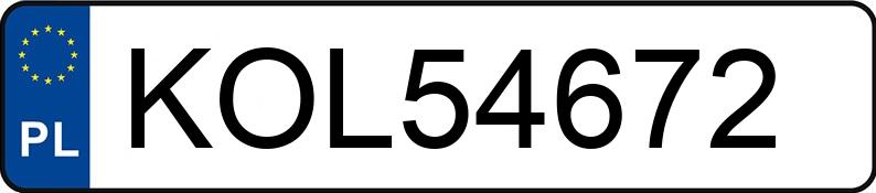 Numer rejestracyjny KOL 54672 posiada BMW 525 D XDRIVE - KOL54672