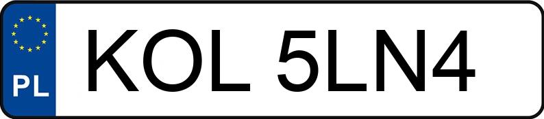 Numer rejestracyjny KOL 5LN4 posiada SUZUKI Sport./Szosowe do 600 ccm GSF 600 S Bandit - KOL5LN4 Numer rejestracyjny KOL 5LN4 posiada SUZUKI Sport./Szosowe do 600 ccm GSF 600 S Bandit - KOL5LN4