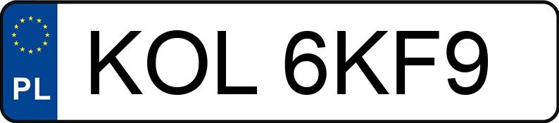 Numer rejestracyjny KOL 6KF9 posiada SCHMITZ CARGOBULL  SCB*S3B - KOL6KF9