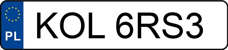 Numer rejestracyjny KOL 6RS3 posiada SCHMITZ SCB*S3B - KOL6RS3 Numer rejestracyjny KOL 6RS3 posiada SCHMITZ SCB*S3B - KOL6RS3