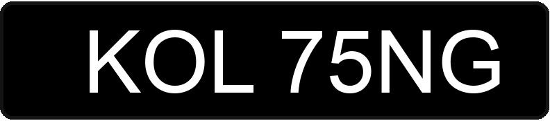 Numer rejestracyjny KOL 75NG posiada SAAB 9-5 - KOL75NG