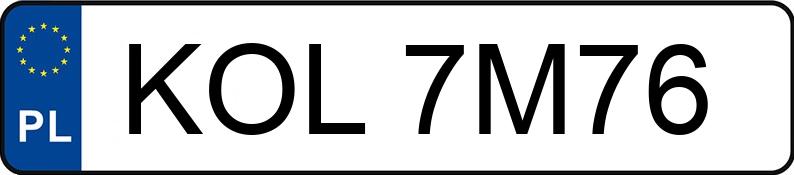 Numer rejestracyjny KOL 7M76 posiada DAEWOO LANOS - KOL7M76 Numer rejestracyjny KOL 7M76 posiada DAEWOO LANOS - KOL7M76