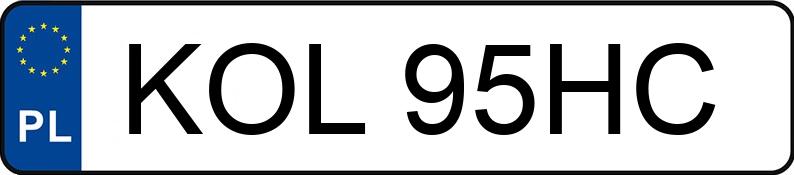 Numer rejestracyjny KOL 95HC posiada MERCEDES-BENZ ML 270 CDI - KOL95HC