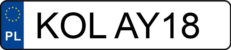 Numer rejestracyjny KOL AY18 posiada VOLKSWAGEN PASSAT - KOLAY18 Numer rejestracyjny KOL AY18 posiada VOLKSWAGEN PASSAT - KOLAY18