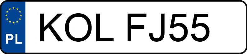 Numer rejestracyjny KOL FJ55 posiada VOLKSWAGEN Golf IV 2.3 MR`97 GTI - KOLFJ55