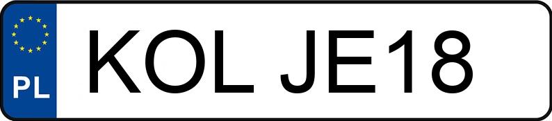 Numer rejestracyjny KOL JE18 posiada KIA Sportage 2.0 MR`05 E4 Voyage 4WD - KOLJE18 Numer rejestracyjny KOL JE18 posiada KIA Sportage 2.0 MR`05 E4 Voyage 4WD - KOLJE18