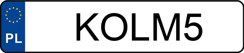 Numer rejestracyjny KOL M5 posiada FSM-BIELSKO BIAŁA POLSKI FIAT 170 - KOLM5