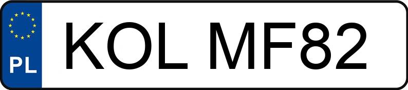 Numer rejestracyjny KOL MF82 posiada SEAT LEON - KOLMF82