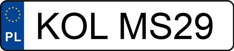 Numer rejestracyjny KOL MS29 posiada RENAULT Laguna II 1.9 DCI MR`01 E3 Emotion - KOLMS29