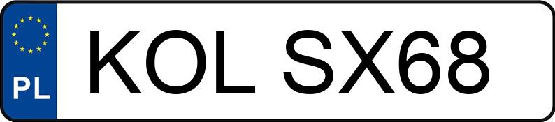 Numer rejestracyjny KOL SX68 posiada VOLVO S40 - KOLSX68 Numer rejestracyjny KOL SX68 posiada VOLVO S40 - KOLSX68