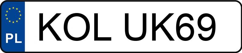 Numer rejestracyjny KOL UK69 posiada FIAT DOBLO - KOLUK69