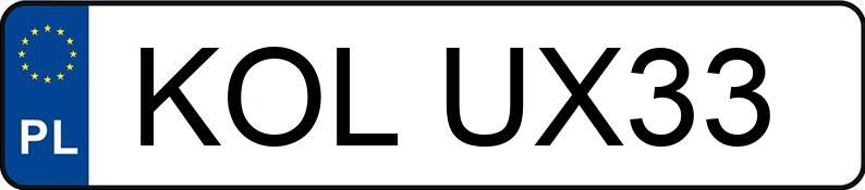 Numer rejestracyjny KOL UX33 posiada ALFA ROMEO MITO - KOLUX33