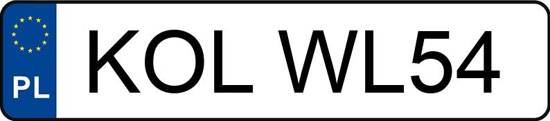 Numer rejestracyjny KOL WL54 posiada JEEP GRAND CHEROKEE - KOLWL54 Numer rejestracyjny KOL WL54 posiada JEEP GRAND CHEROKEE - KOLWL54