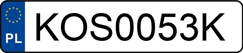 Numer rejestracyjny KOS 0053K posiada PEUGEOT 406 1.8 Kat. ST Aut. - KOS0053K