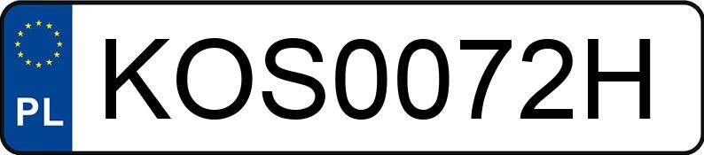 Numer rejestracyjny KOS 0072H posiada HYUNDAI I20 - KOS0072H