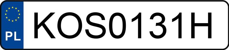 Numer rejestracyjny KOS 0131H posiada AUDI A3 LIMOUSINE - KOS0131H