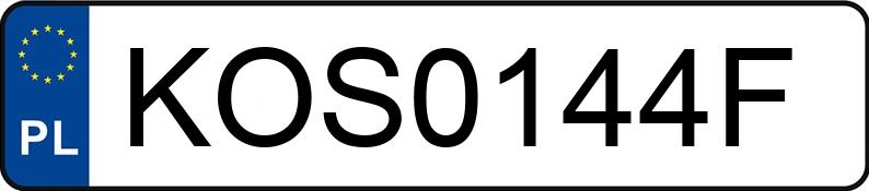 Numer rejestracyjny KOS 0144F posiada AUDI A3 Sportback 2.0 TDi DPF MR`09 E5 8P Ambition - KOS0144F