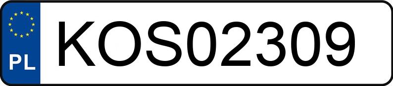 Numer rejestracyjny KOS 02309 posiada AUDI A3 1.9 TDi Kat. MR`96 8L Ambiente - KOS02309