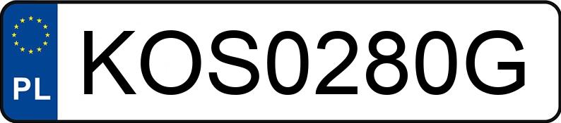 Numer rejestracyjny KOS 0280G posiada OPEL Corsa 1.6 OPC D MR`06 E4 GSI - KOS0280G Numer rejestracyjny KOS 0280G posiada OPEL Corsa 1.6 OPC D MR`06 E4 GSI - KOS0280G