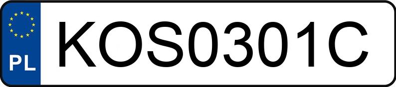 Numer rejestracyjny KOS 0301C posiada VOLKSWAGEN POLO - KOS0301C Numer rejestracyjny KOS 0301C posiada VOLKSWAGEN POLO - KOS0301C