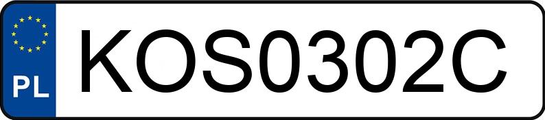 Numer rejestracyjny KOS 0302C posiada AUDI A4 - KOS0302C
