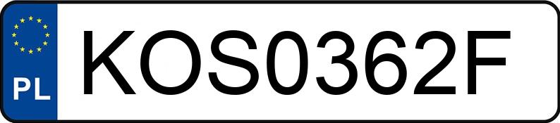 Numer rejestracyjny KOS 0362F posiada OPEL Mokka MR`21 E6 Elegance S&S - KOS0362F