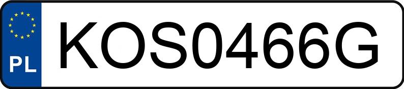 Numer rejestracyjny KOS 0466G posiada HONDA S 2000 MR`99 S 2000 MR`99 - KOS0466G