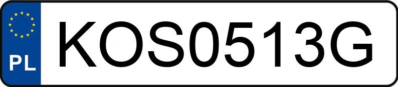Numer rejestracyjny KOS 0513G posiada OPEL ASTRA - KOS0513G Numer rejestracyjny KOS 0513G posiada OPEL ASTRA - KOS0513G