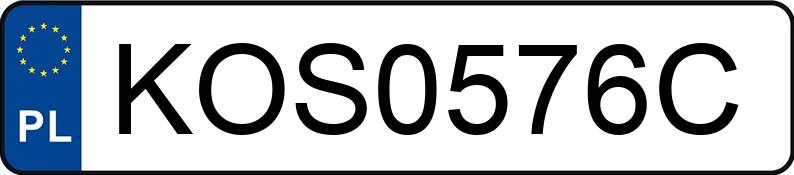 Numer rejestracyjny KOS 0576C posiada KIA Cee d 1.6 MR`07 E4 Comfort - KOS0576C