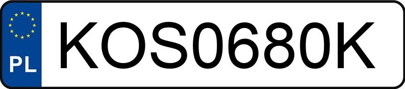 Numer rejestracyjny KOS 0680K posiada AUDI A5 Sportback 45 TFSI MR`19 E6d B9 - KOS0680K