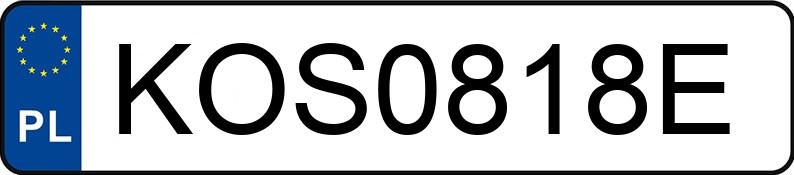 Numer rejestracyjny KOS 0818E posiada ALFA ROMEO 159 S-wagon 2.4 JTDM-jet DPF MR`06 E4 939 Progression - KOS0818E