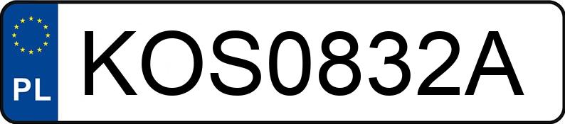 Numer rejestracyjny KOS 0832A posiada SKODA OCTAVIA - KOS0832A Numer rejestracyjny KOS 0832A posiada SKODA OCTAVIA - KOS0832A