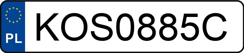 Numer rejestracyjny KOS 0885C posiada SEAT LEON - KOS0885C