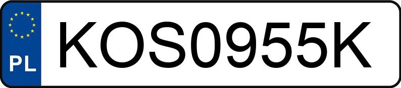 El número de registro KOS 0955K tiene MERCEDES-BENZ CLC MR`08 E4 203 200 Kompressor - KOS0955K