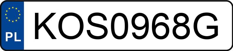 Numer rejestracyjny KOS 0968G posiada ALFA ROMEO 147 1.9 16V JTDM-jet MR`05 E3 937 Progression - KOS0968G