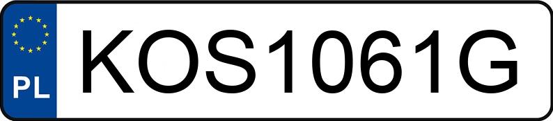 RegistreringsnummerKOS 1061G har FIAT Seicento 0.9 Kat. Young - KOS1061G
