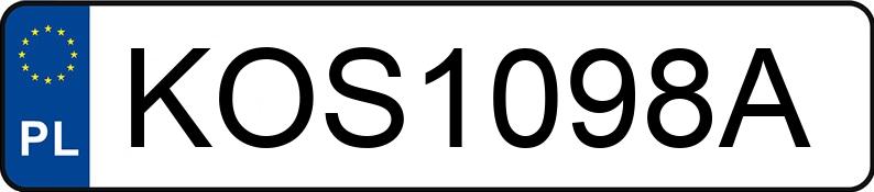 Numer rejestracyjny KOS 1098A posiada TOYOTA AVENSIS - KOS1098A Numer rejestracyjny KOS 1098A posiada TOYOTA AVENSIS - KOS1098A