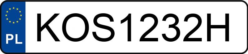 Numer rejestracyjny KOS 1232H posiada AUDI A4 AVANT - KOS1232H