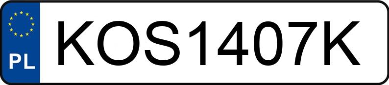 Numer rejestracyjny KOS 1407K posiada FIAT DUCATO 250 - KOS1407K