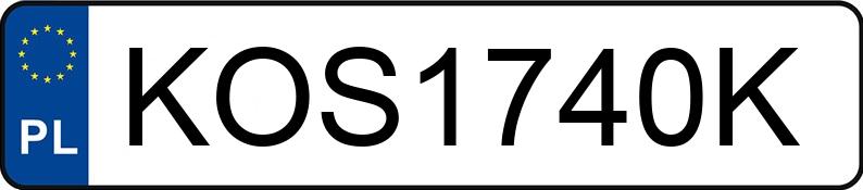 Numer rejestracyjny KOS 1740K posiada VOLKSWAGEN Passat B6 2.0 TDI MR`05 E4 Sportline DPF - KOS1740K
