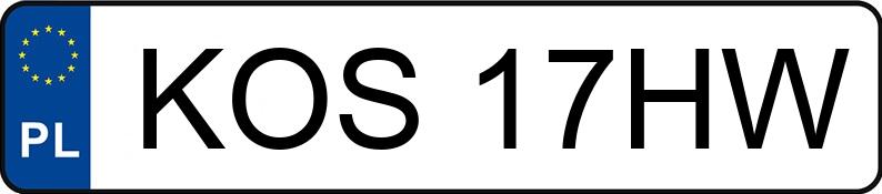 Numer rejestracyjny KOS 17HW posiada MAN 26.412 TG-A E2 26.0t FNLLC(L) - KOS17HW