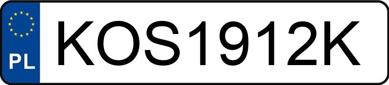 Numer rejestracyjny KOS 1912K posiada PEUGEOT 308 - KOS1912K Numer rejestracyjny KOS 1912K posiada PEUGEOT 308 - KOS1912K