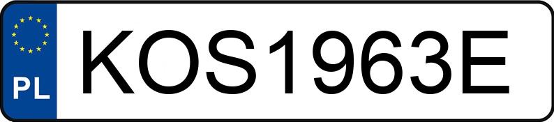 Numer rejestracyjny KOS 1963E posiada AUDI A4 - KOS1963E
