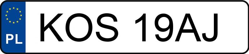 Numer rejestracyjny KOS 19AJ posiada DAEWOO Tico 0.8 Kat. 800NEW SX - KOS19AJ