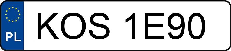 Numer rejestracyjny KOS 1E90 posiada FORD TRANSIT 100 2.5D - KOS1E90