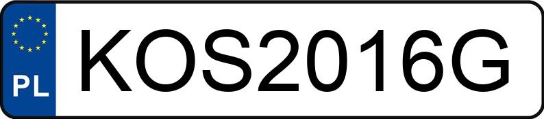 El número de registro KOS 2016G tiene FORD Kuga 1.5 EcoBoost MR`17 E6 Edition - KOS2016G