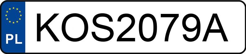 Numer rejestracyjny KOS 2079A posiada FIAT PANDA 1.1 - KOS2079A