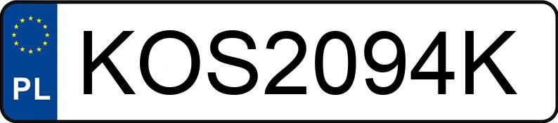 Numer rejestracyjny KOS 2094K posiada CITROEN C3 1.6 HDI FAP MR`06 E4 Confort - KOS2094K Numer rejestracyjny KOS 2094K posiada CITROEN C3 1.6 HDI FAP MR`06 E4 Confort - KOS2094K