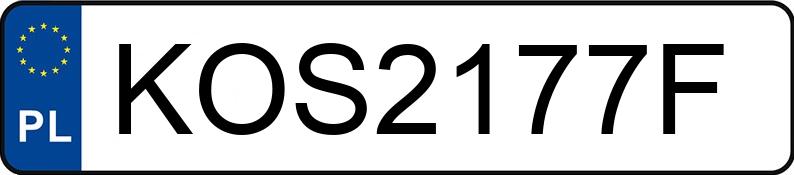 Numer rejestracyjny KOS 2177F posiada SAAB 900i - KOS2177F
